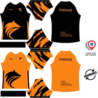 Maillot rugby sublimé réversible Team MisteRugby – modèle ACBB EDR tailles adulte
