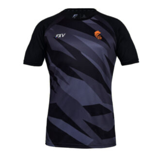 Maillot rugby Force XV Noir Adulte – modèle OVALIE