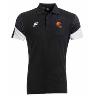 Polo coton FORCE XV Noir Adulte  – Modèle CHISTERA