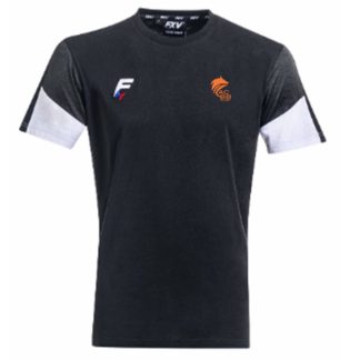 Tee shirt coton FORCE XV Noir Adulte  – Modèle CHISTERA