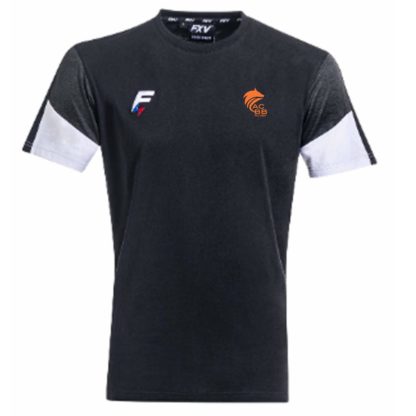 Tee shirt coton FORCE XV Noir Adulte  – Modèle CHISTERA