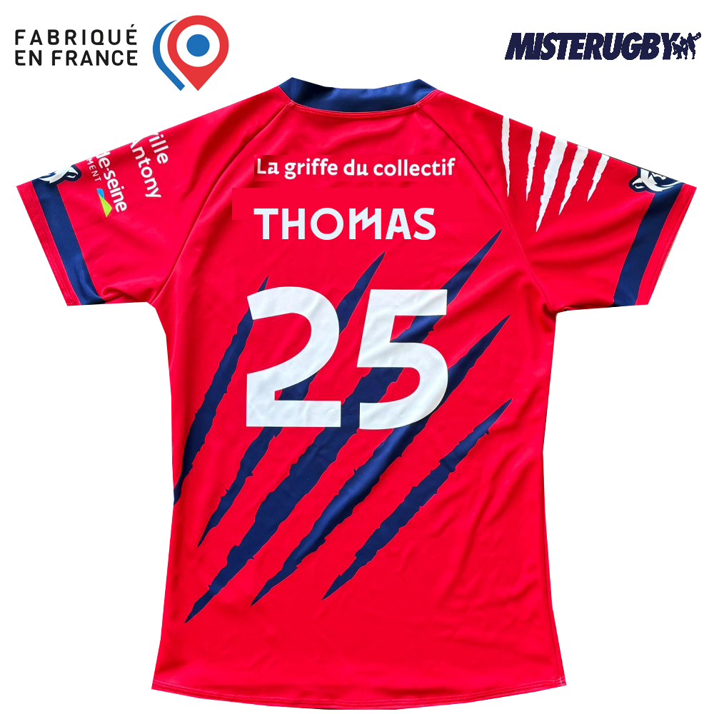 Maillot rugby sublimé Team MisteRugby ADULTE – modèle EDR – Image 2