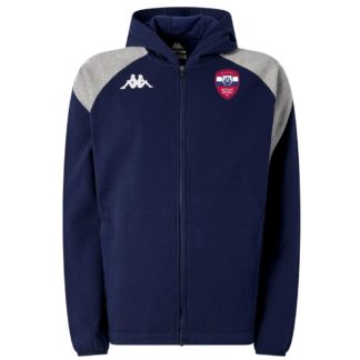 Veste zippée coton Kappa Homme Marine – modèle LIANTOZI