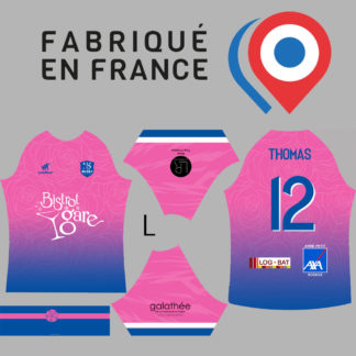 Maillot rugby sublimé Team MisteRugby Homme – modèle RUGBY