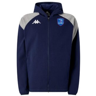Veste zippée coton Kappa Enfant Marine – modèle LIANTOZI
