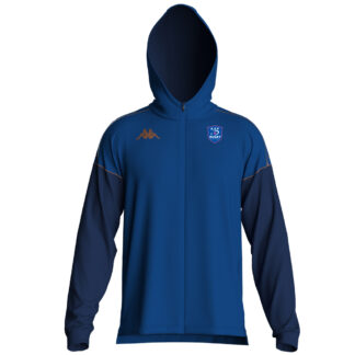 Veste capuche zippée KAPPA Homme Royal – modèle MEVOLO