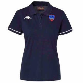 Polo coton Kappa Femme Marine – modèle BARLA