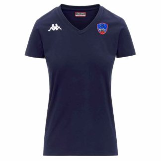 Tee shirt coton Kappa Femme Marine – modèle BRIZZA