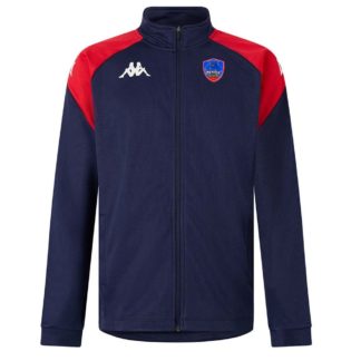 Veste Kappa FZ marine - rouge Adulte - modèle LENNO