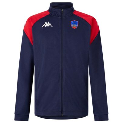 Veste Kappa FZ marine - rouge Adulte - modèle LENNO