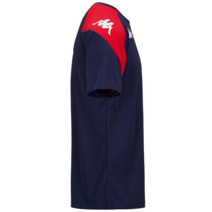 Tee shirt polyester Kappa Enfant Marine Rouge - modèle LORETO – Image 2