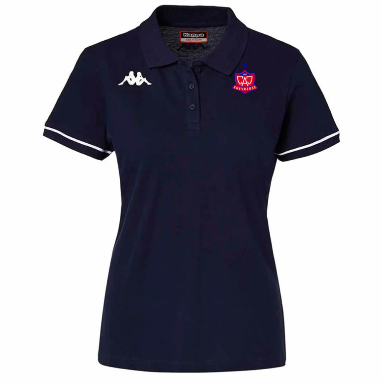 Polo coton Kappa Femme Marine – modèle BARLA