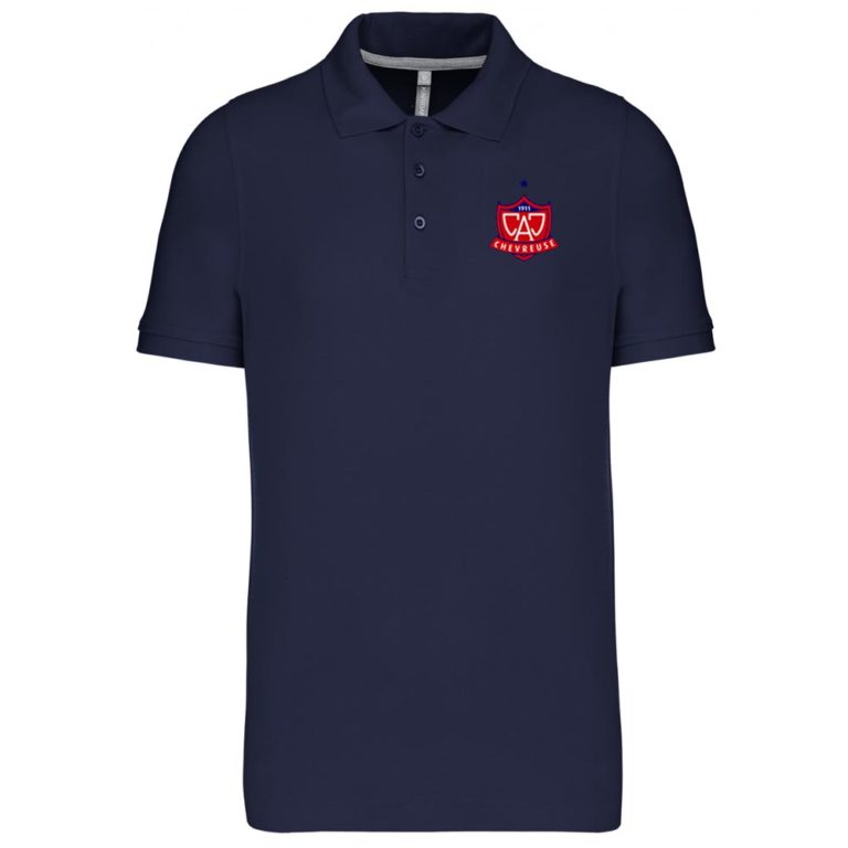 Polo coton piqué Enfant Marine - modèle COTON