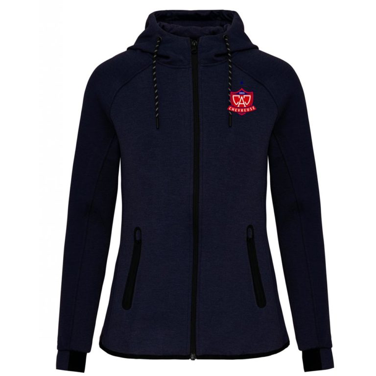Veste capuche zippée Femme Marine - modèle PROACT