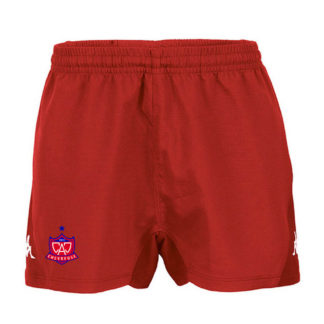 Short rugby elite KAPPA Homme Rouge – modèle BEJAN