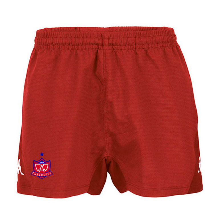 Short rugby elite KAPPA Homme Rouge – modèle BEJAN
