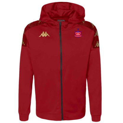 Veste capuche zippée KAPPA Enfant Rouge – modèle GREVOLO