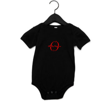 Body coton bébé Noir - modèle LOGO