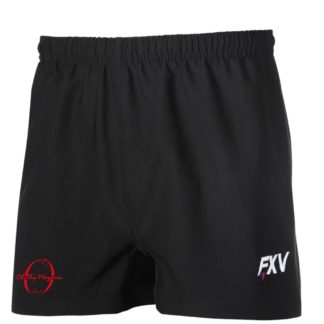 Short rugby Force XV Noir Adulte – modèle FORCE