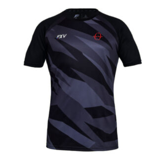Maillot rugby Force XV Noir Enfant – modèle OVALIE