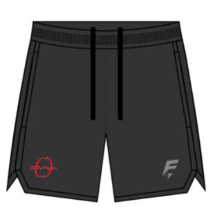 Short training à poches Force XV Noir Adulte – modèle HYBRIDE