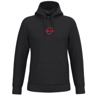 Sweat capuche Homme Noir - modèle COTON