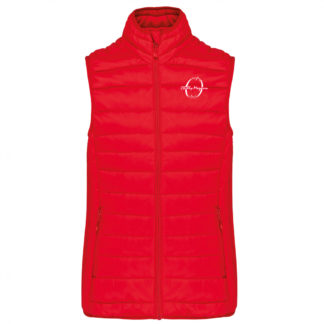 Bodywarmer Femme Rouge - modèle BODYWARM