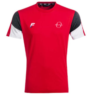 Tee shirt coton FORCE XV Rouge Adulte  – Modèle CHISTERA