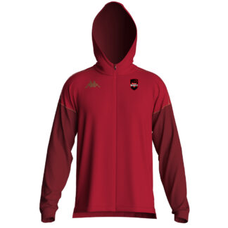 Veste capuche zippée KAPPA Enfant Rouge – modèle MEVOLO