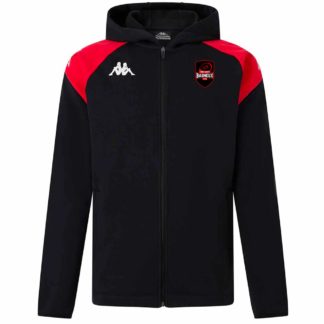 Veste zippée coton Kappa Enfant Rouge – modèle LIANTOZI