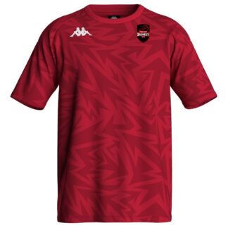 Tee shirt poly Kappa Adulte Rouge – modèle FAVERO