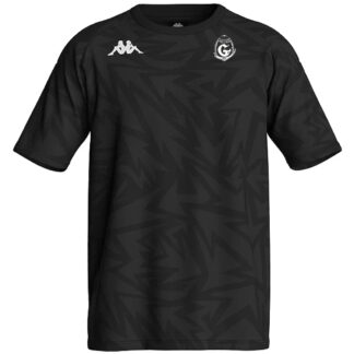 Tee shirt poly Kappa Homme Noir – modèle FAVERO