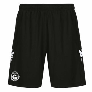 Short training Kappa Enfant Noir – modèle LUVIOZIP