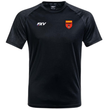 Tee Shirt polyester Force XV Noir Adulte – modèle RAFFUT