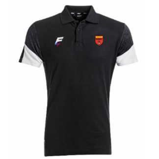 Polo coton FORCE XV Noir Adulte  – Modèle CHISTERA