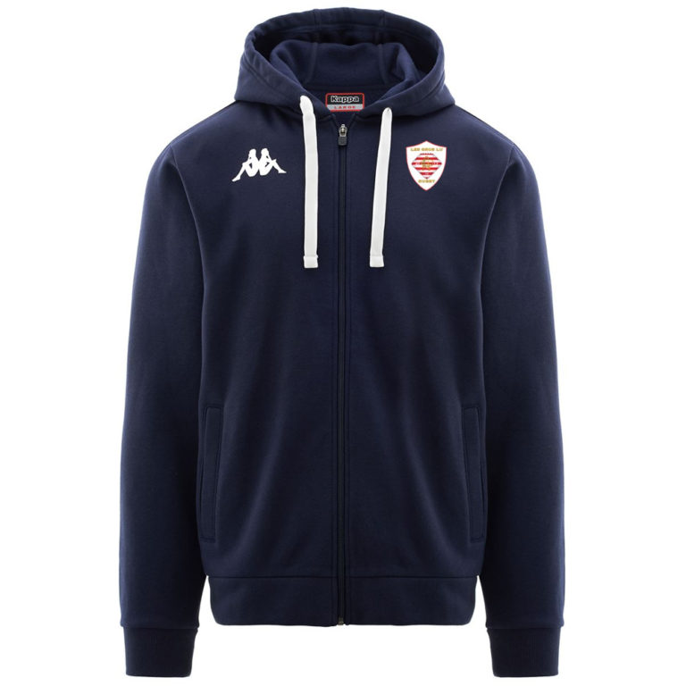 Sweat zippé Kappa Homme Marine – modèle BANTO