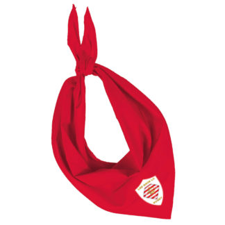 Bandana coton rouge - modèle FERIA
