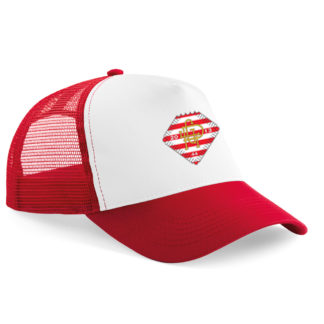 Casquette Truck rouge blanc - modèle CAP