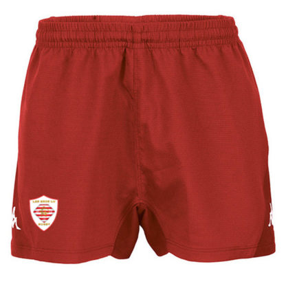 Short rugby elite KAPPA Homme Rouge – modèle BEJAN