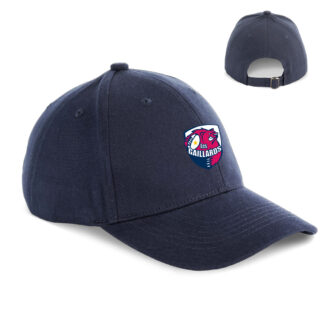 Casquette coton 6 panneaux Marine - modèle BOUCLE