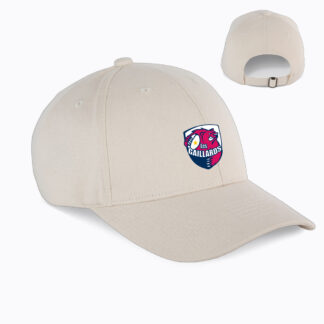 Casquette coton 6 panneaux Ecume - modèle BOUCLE