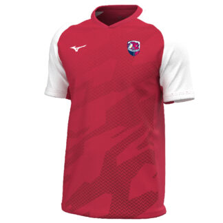 Tee shirt polyester Mizuno Homme Rouge – modèle MEISAIGARA