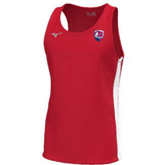 Débardeur polyester Mizuno Homme Rouge – modèle RB SINGLET