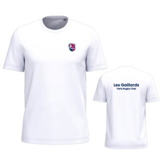 Tee shirt coton Homme Blanc – modèle BIO