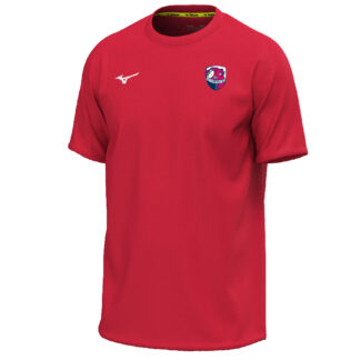 Tee shirt polyester Mizuno Homme Rouge – modèle Training Tee