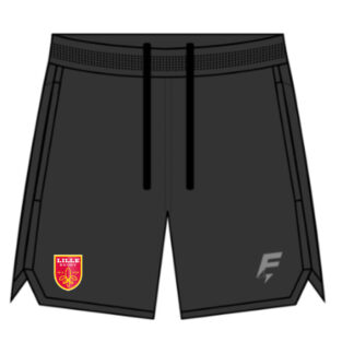 Short training à poches Force XV Noir Adulte – modèle HYBRIDE