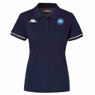 Polo coton Kappa Femme Marine – modèle BARLA