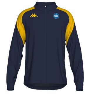 Veste Kappa FZ Adulte marine - jaune – modèle LENNO