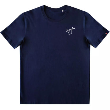 Tee shirt coton Homme marine - modèle MADE IN FRANCE