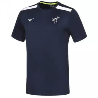 Tee shirt polyester perf Marine Homme MIZUNO - modèle PERFORMANCE